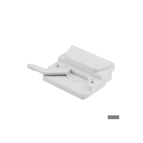 Entrygard Sash Lock, Right Hand, White, Keeper and Screws (Single Pack)